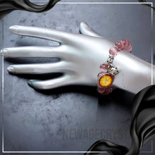 將圖片載入圖庫檢視器 粉紅貓眼石招愛情人緣水晶手鏈 配咕嚕咕列愛情佛母咒輪-【增長智慧、魅力 , 圓滿愛情、財運】