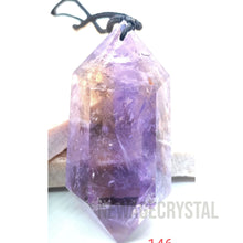 將圖片載入圖庫檢視器 南非高質【紫水晶雙尖柱吊墜】 打開心輪連接至頂輪 把心的意識與大腦貫穿連結!