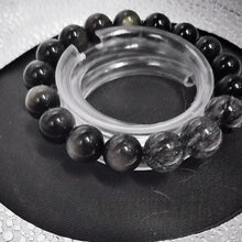 將圖片載入圖庫檢視器 黑髮晶 ,金/銀/彩黑曜石之四角魔法組合, 轉運改運水晶手鏈 |天然水晶手鍊推薦| 香港水晶店