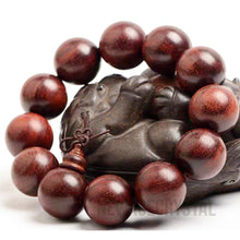 將圖片載入圖庫檢視器 紫檀紅木佛珠手鏈