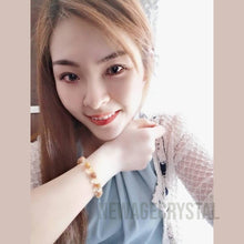 將圖片載入圖庫檢視器 【招財水晶手鏈】招財陣法組合水晶手鏈" 吸金魔法"-虎眼石 ,黃水晶, 金箔圓珠