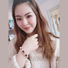 將圖片載入圖庫檢視器 王者之冠:虎眼石月亮石組合水晶手鏈