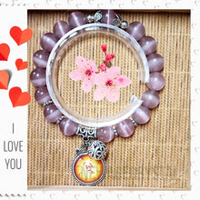 將圖片載入圖庫檢視器 粉紅貓眼石招愛情人緣水晶手鏈 配咕嚕咕列愛情佛母咒輪-【增長智慧、魅力 , 圓滿愛情、財運】