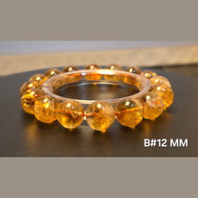 將圖片載入圖庫檢視器 霸焰黃水晶手鍊：招財與療癒的黃金能量石 巴西天然10–14mm
