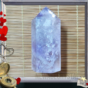 薰衣草紫水晶柱