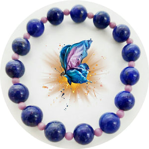 Radiant Spiritual Beauty Inside Out Crystal Bracelet - "靈氣芙蓉" 靈性, 愛情, 人緣, 轉運功能大結合水晶手鏈 - Newagecrystal