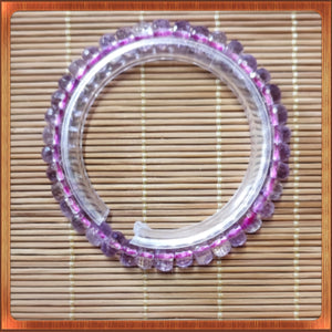 紫水晶手鏈 精心切面設計